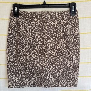 Free People Cheetah Mini Skirt
